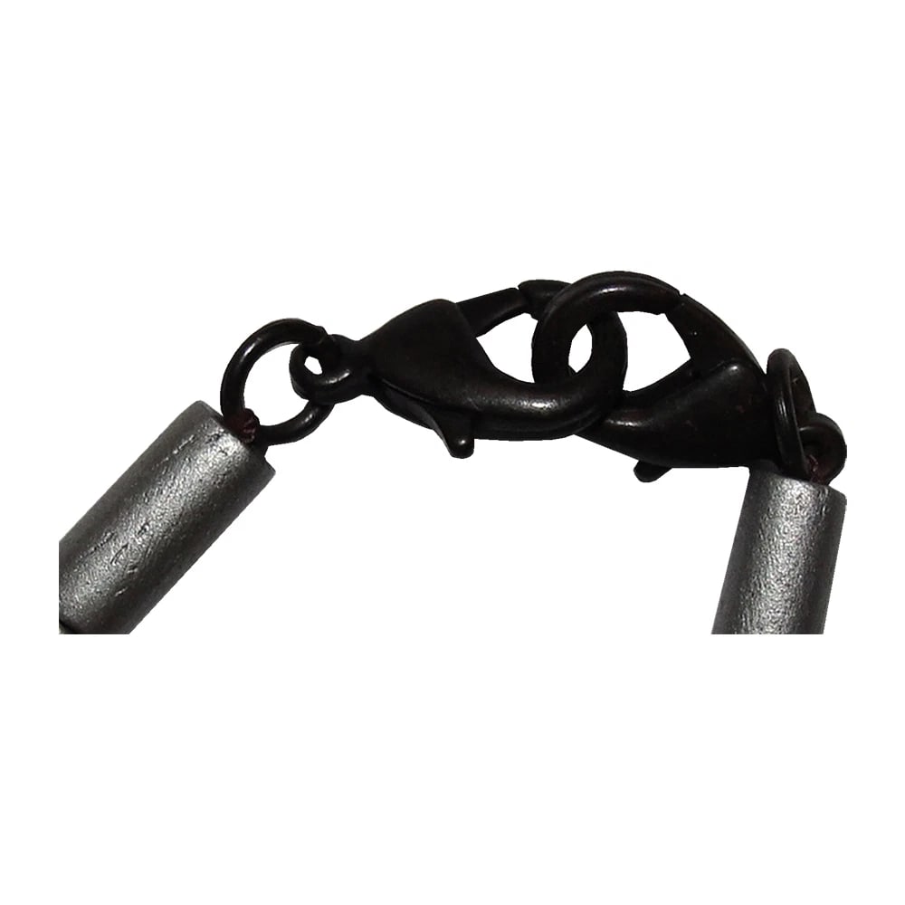 Artisan Wood and Mother of Pearl Bead Necklace - 7