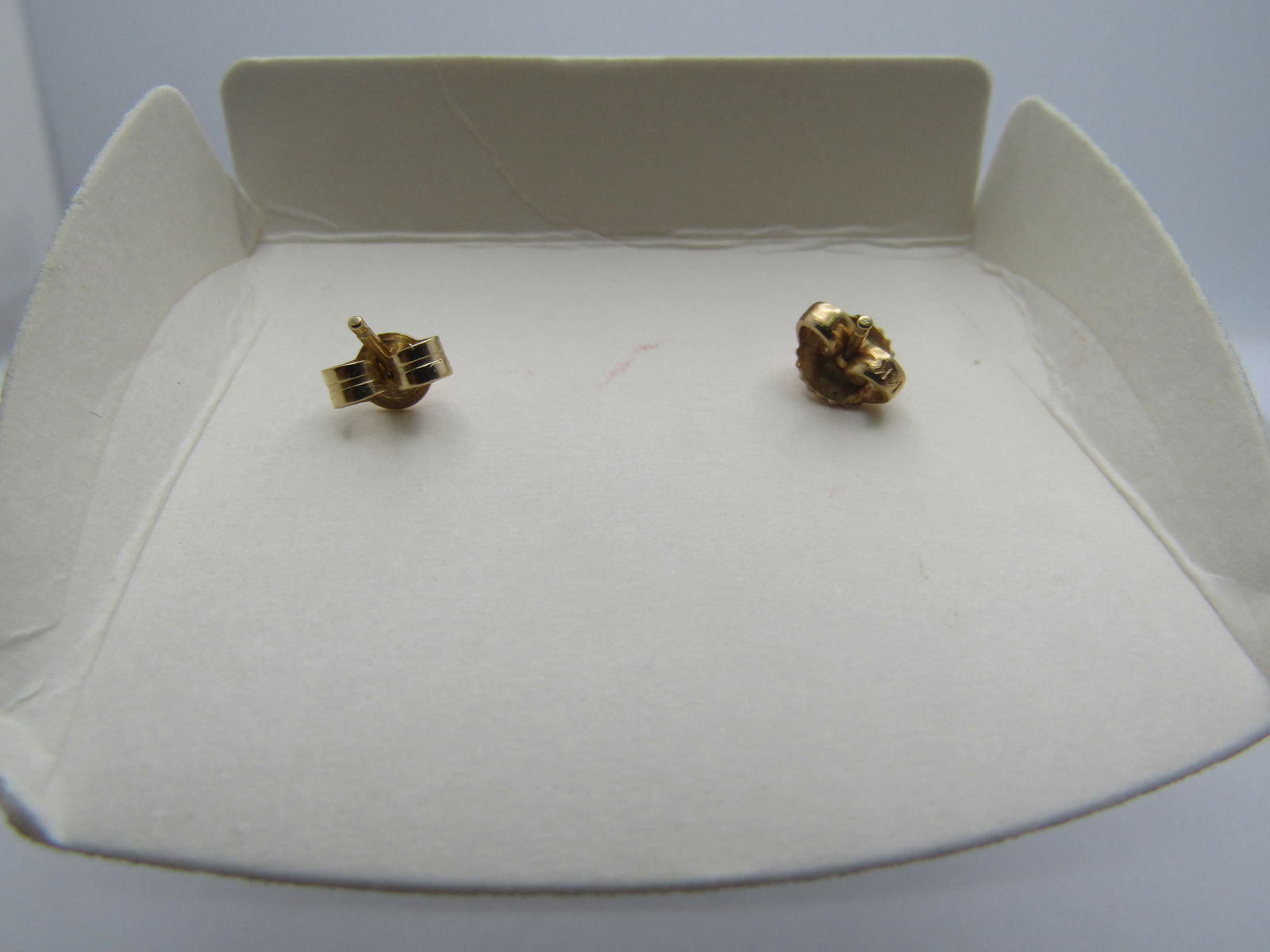 Vintage 14kt Ball Stud & Drop Bead Earrings, Pierced. 1970's-1980's - 4