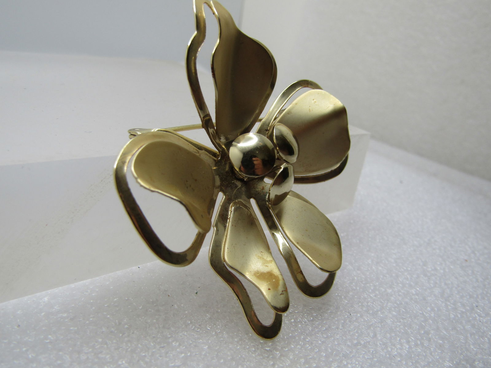 Vintage Blossom Brooch, 1960's-1970's. - 2
