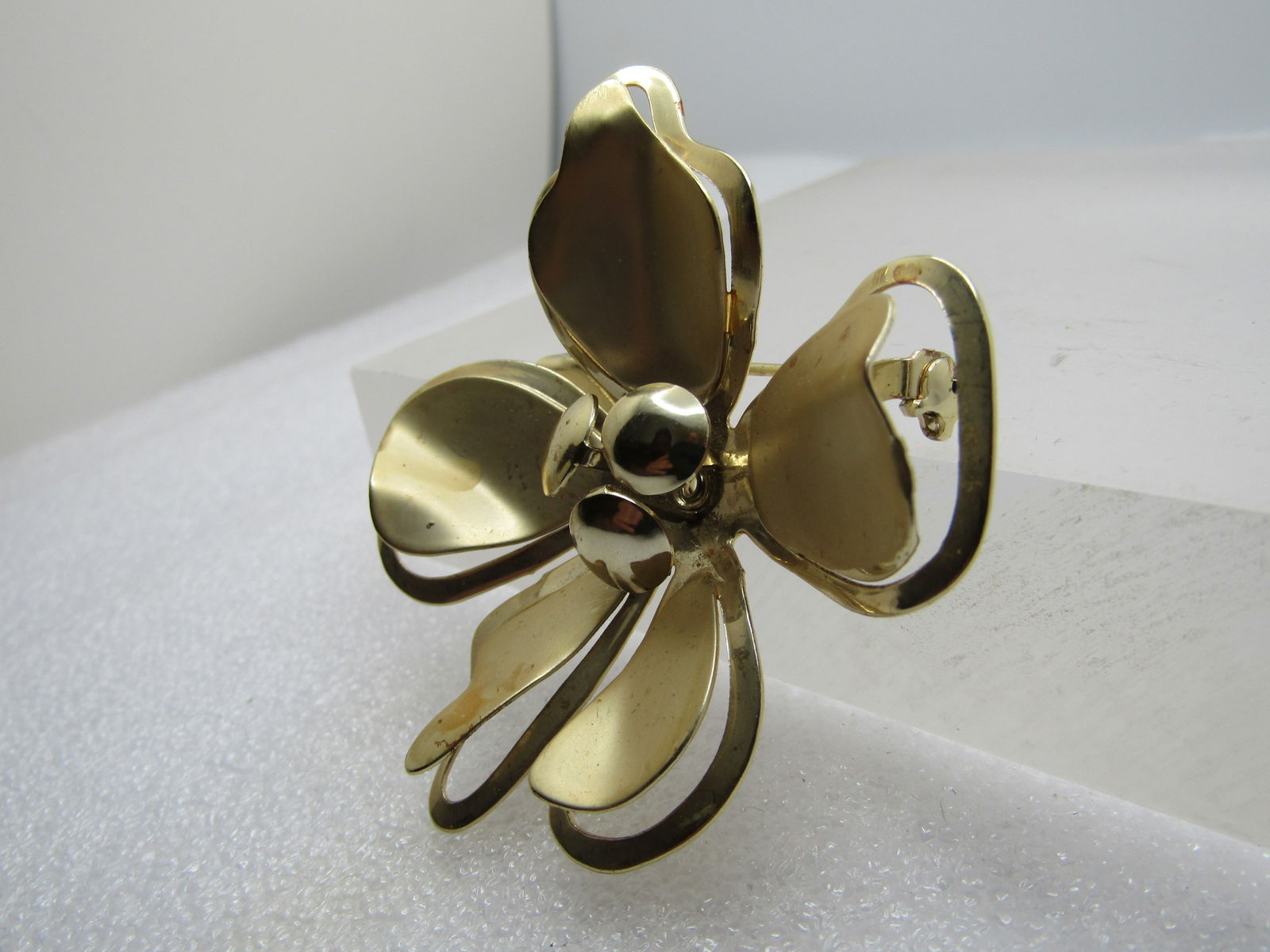 Vintage Blossom Brooch, 1960's-1970's. - 3
