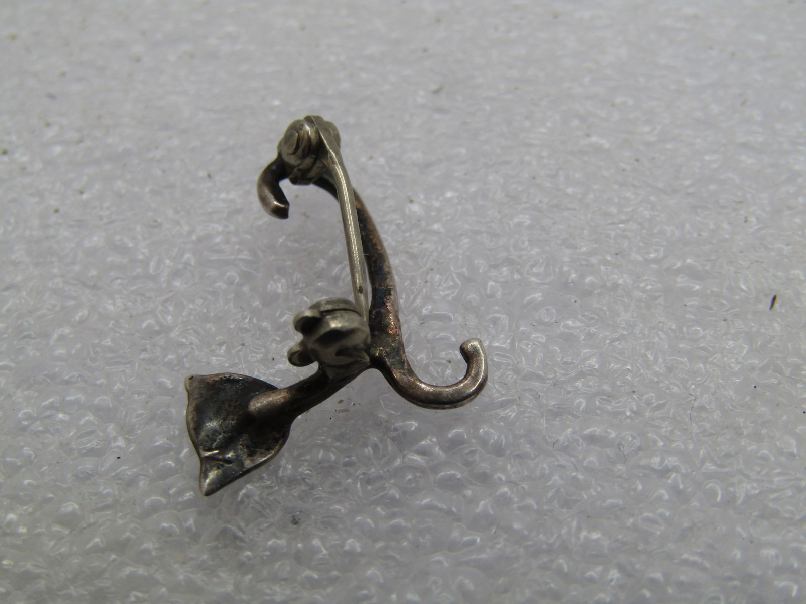 Vintage Sterling Siamese Cat Brooch, Abstract/Mod Design, 1960'S-1970's. - 5