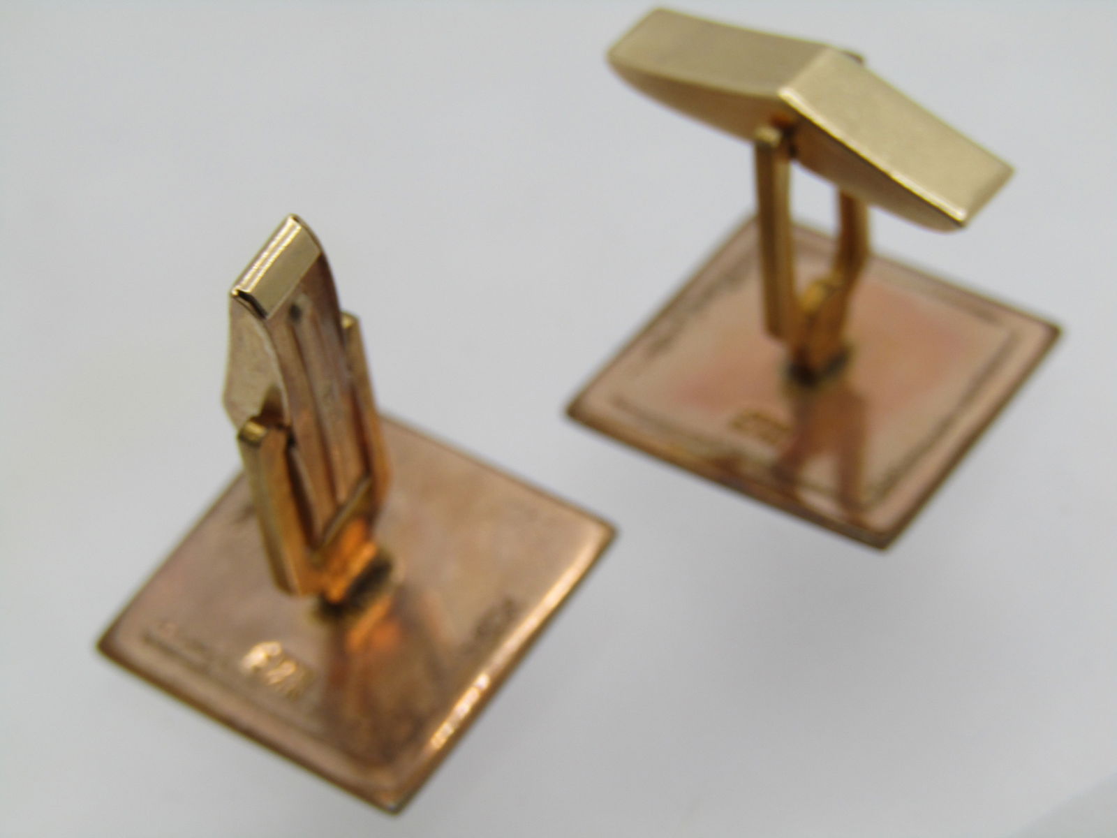 Vintage Century Club Cufflinks, Signed/Marked M1/10 10kt DP - 5