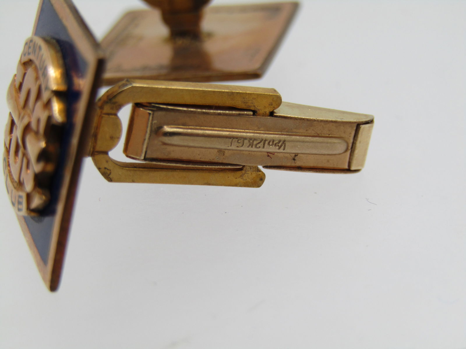 Vintage Century Club Cufflinks, Signed/Marked M1/10 10kt DP - 6