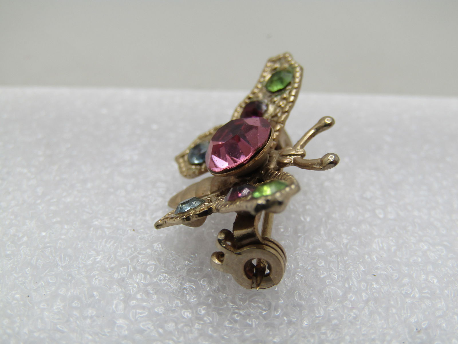 Vintage Rhinestone Butterfly Brooch, 1940's-1950's - 2