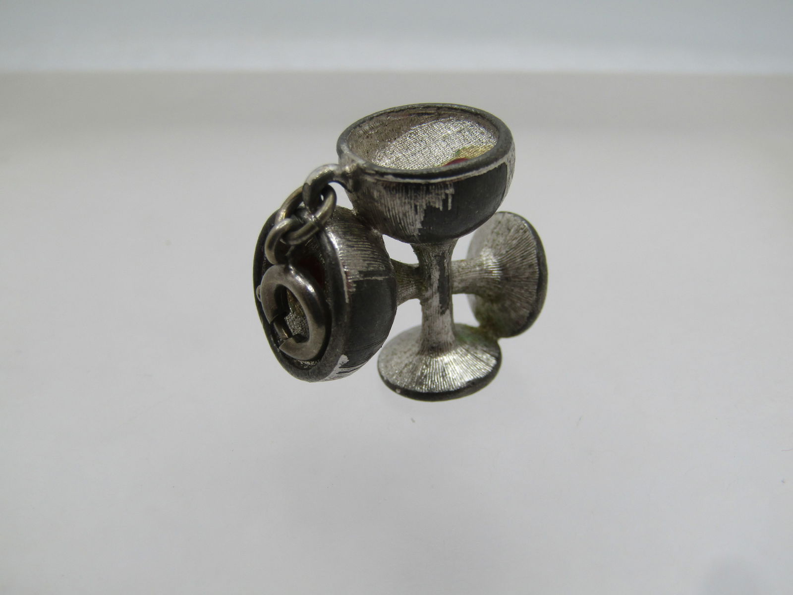 Vintage Monet Champagne Glasses Charm Pendant, 1960's - 2