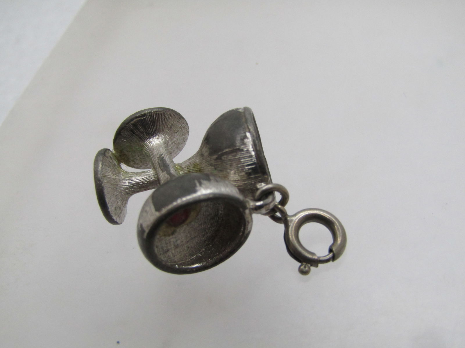 Vintage Monet Champagne Glasses Charm Pendant, 1960's - 5