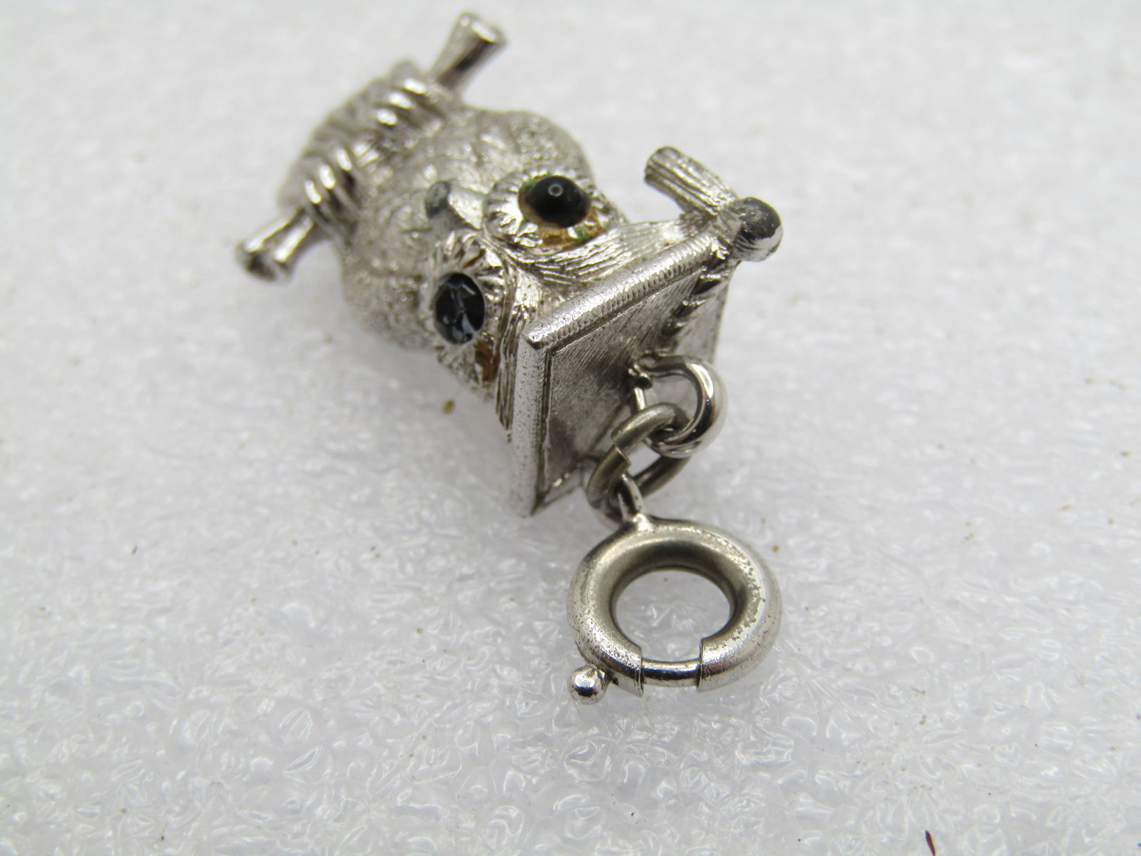 Vintage Monet Owl Charm/Pendant, 1960's - 4