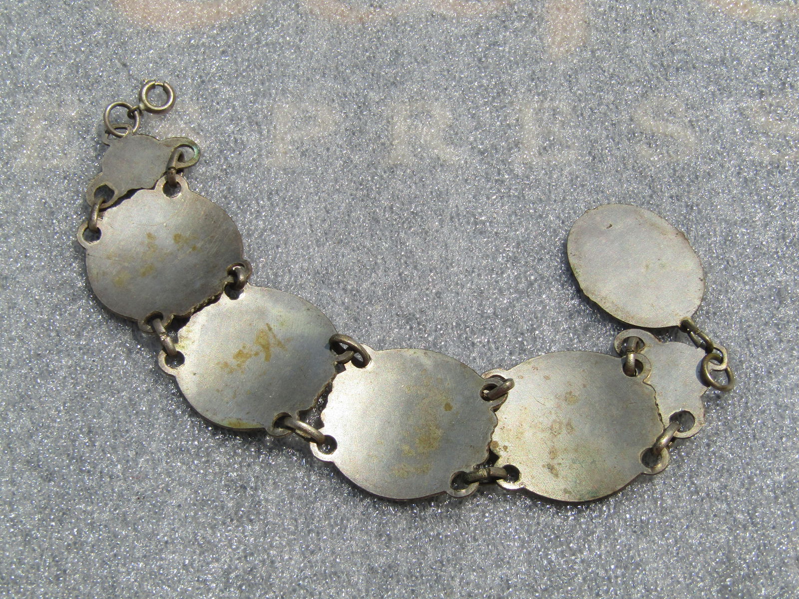 Vintage Criolla Dance Bracelet, 7.5", 1950's, 11,25" Wide - 5