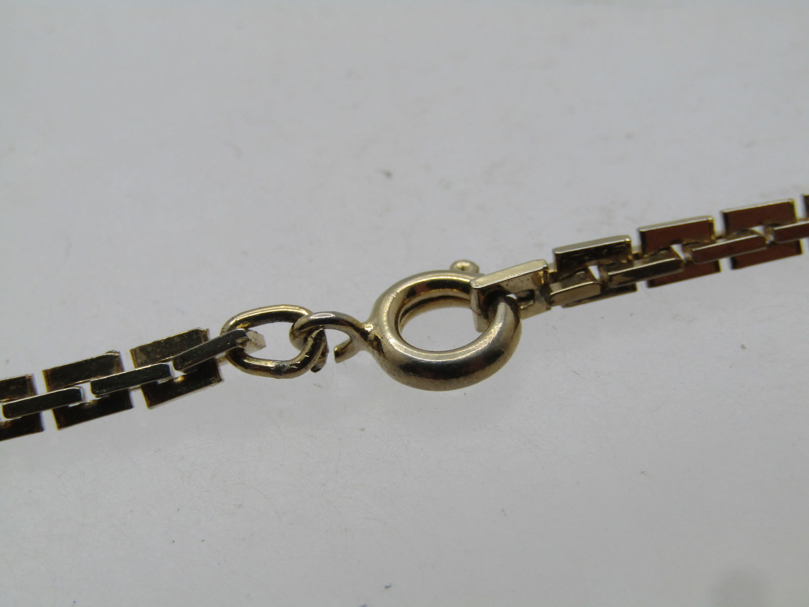 Vintage Rectangular Link Necklace, 35", 1960's-1970's - 4