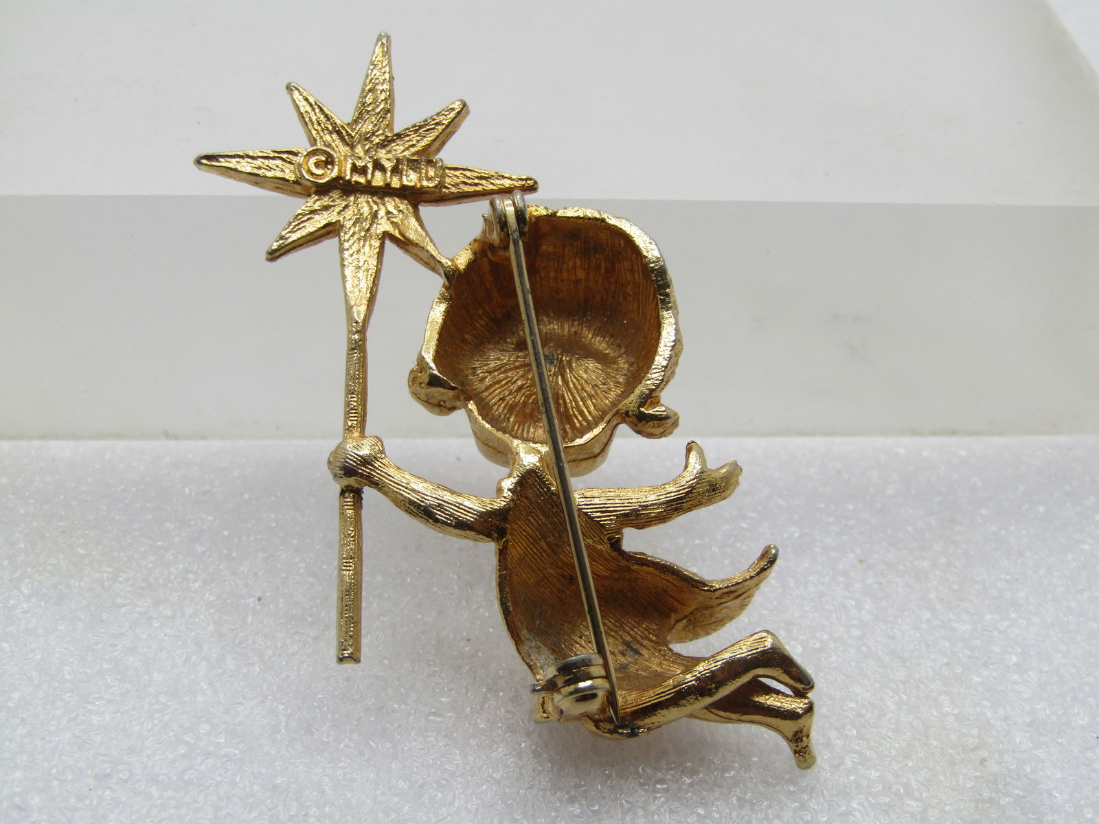 Vintage Girl Fairy AB Star Wand, Signed MYLU, 1960's - 4