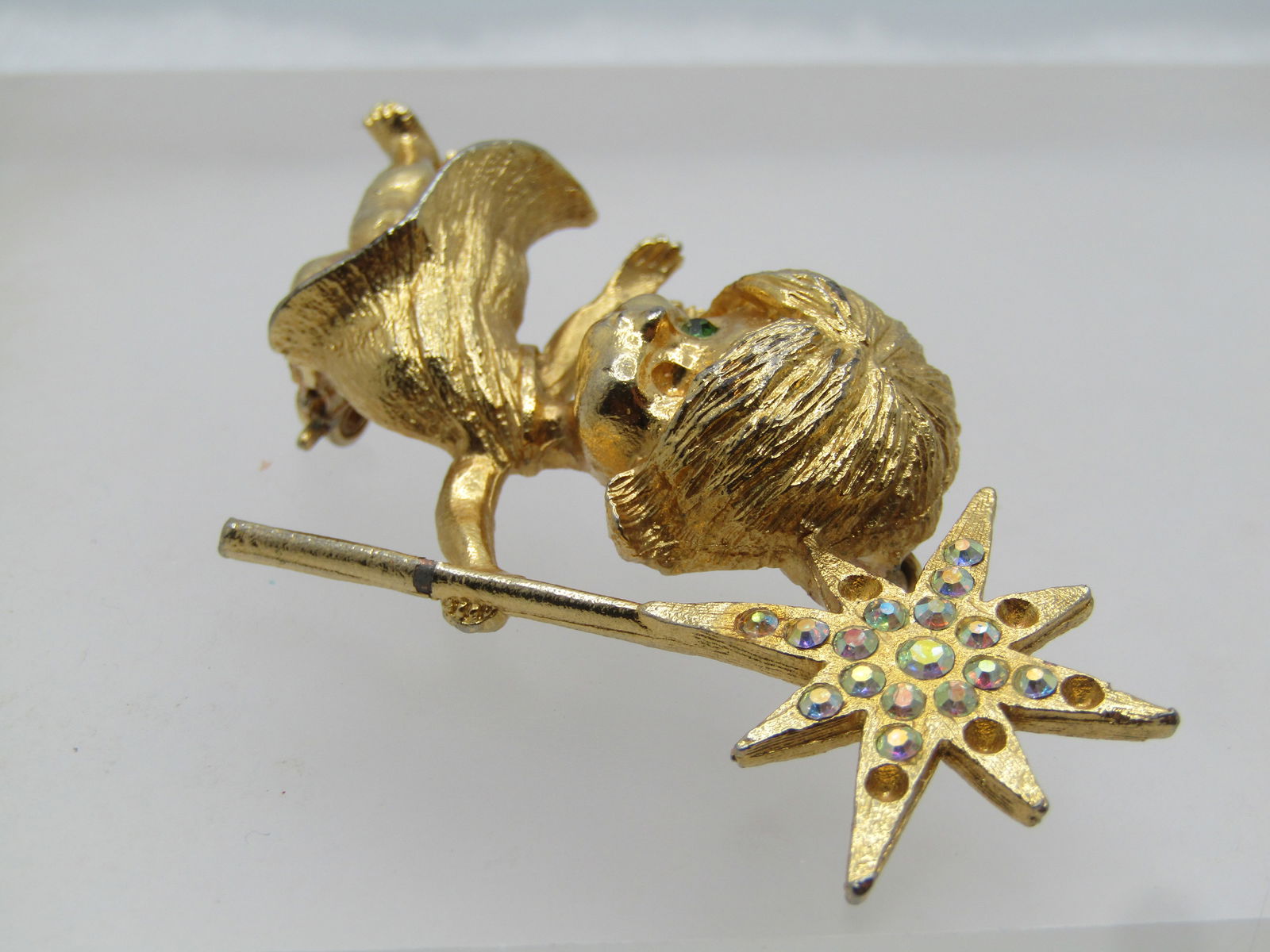 Vintage Girl Fairy AB Star Wand, Signed MYLU, 1960's - 6