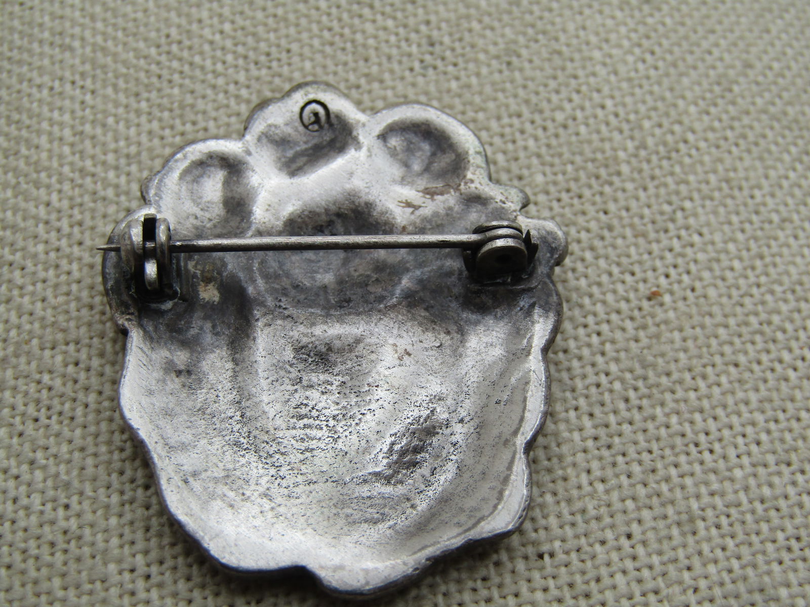 Vintage Pewter Cherub/Children Brooch, 1960's-1970's - 5