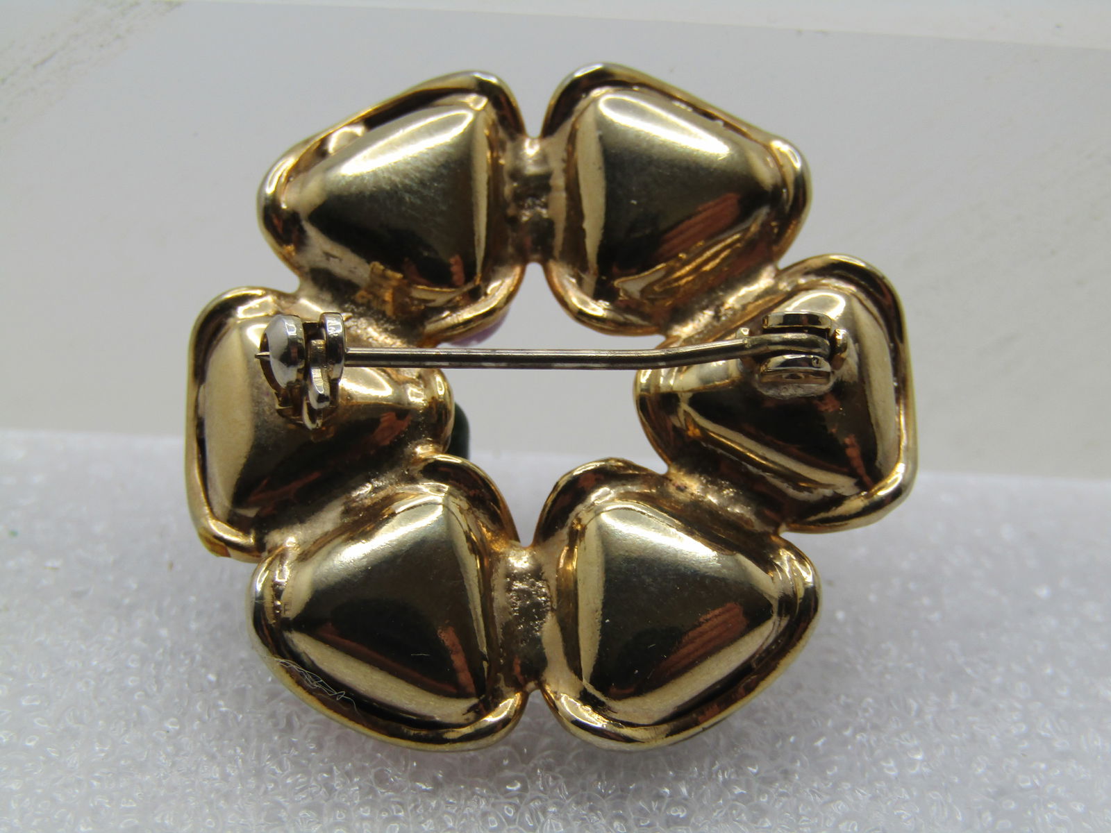 Vintage Polished Agate Brooch, 1960's-1970's - 4