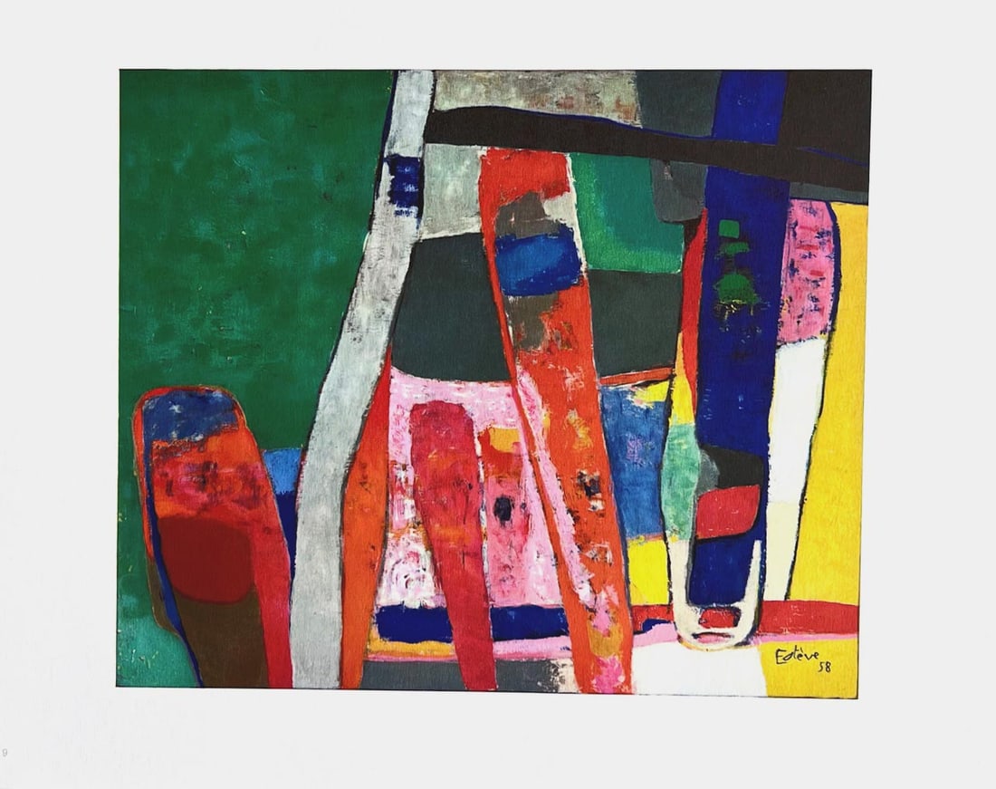 Maurice Esteve Print 9 L'Aumance 1961 (1 of 1)