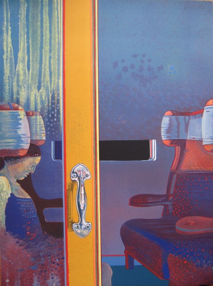 Leonardo Cremonini Signed Original Lithograph Urgence du desert 1972: Title: Leonardo Cremonini Signed Original Lithograph Urgence du desert 1972 Artist: Cremonini Leonardo Description: Artist: Leonardo Cremonini Country: Italy Title: Urgence de desert Medium: Original