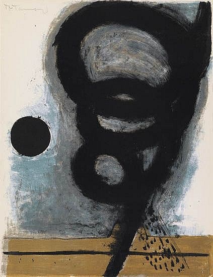 Rufino Tamayo Lithograph 10 Apocalypse of Saint John 1959: Title: Rufino Tamayo Lithograph 10 Apocalypse of Saint John 1959 Artist: Tamayo Description: Artist: Rufino Tamayo Country: Mexico Title: Apocalypse of Saint John ? 10 Medium: Original Lithograph