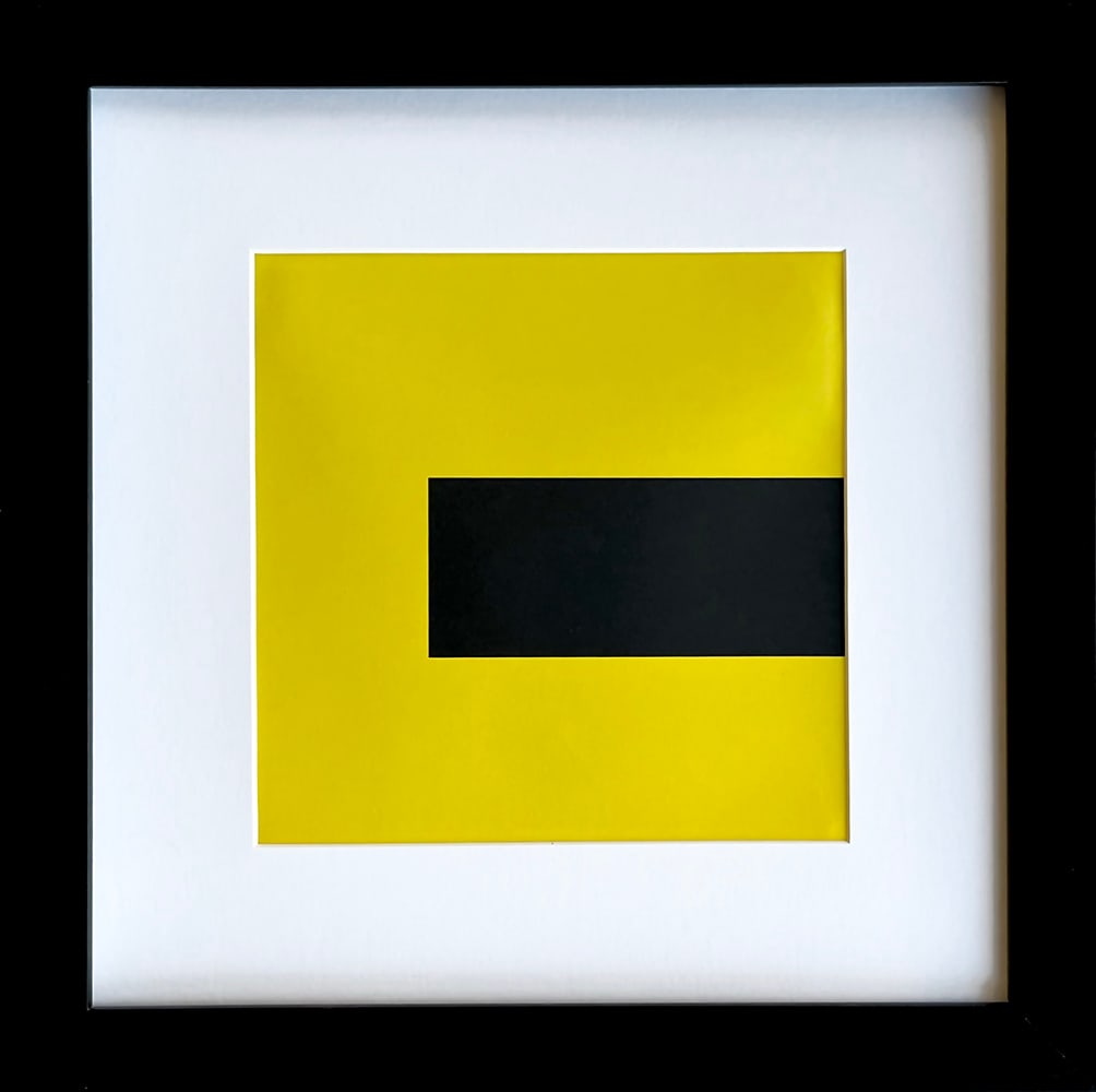Ellsworth Kelly Linogravure Line Form Color 8: Title: Ellsworth Kelly Linogravure Line Form Color 8 Artist: Ellsworth Kelly Description: Artist: Ellsworth Kelly Title: Line Form Color 8 Medium: Linogravure Marks: Not signed not numbered Printed: