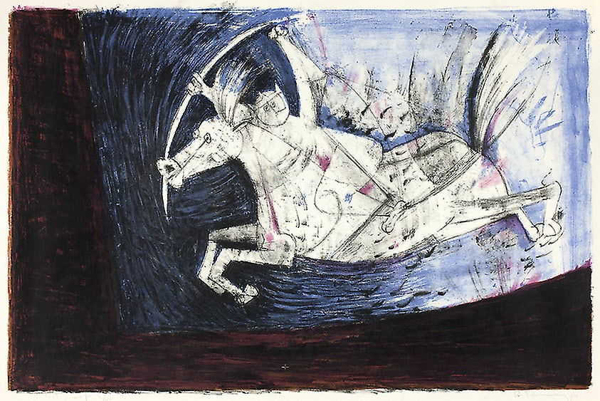 Rufino Tamayo Lithograph 3d Apocalypse of Saint John 1959: Title: Rufino Tamayo Lithograph 3d Apocalypse of Saint John 1959 Artist: Tamayo Description: Artist: Rufino Tamayo Country: Mexico Title: Apocalypse of Saint John ? 3d Medium: Original Lithograph Mark