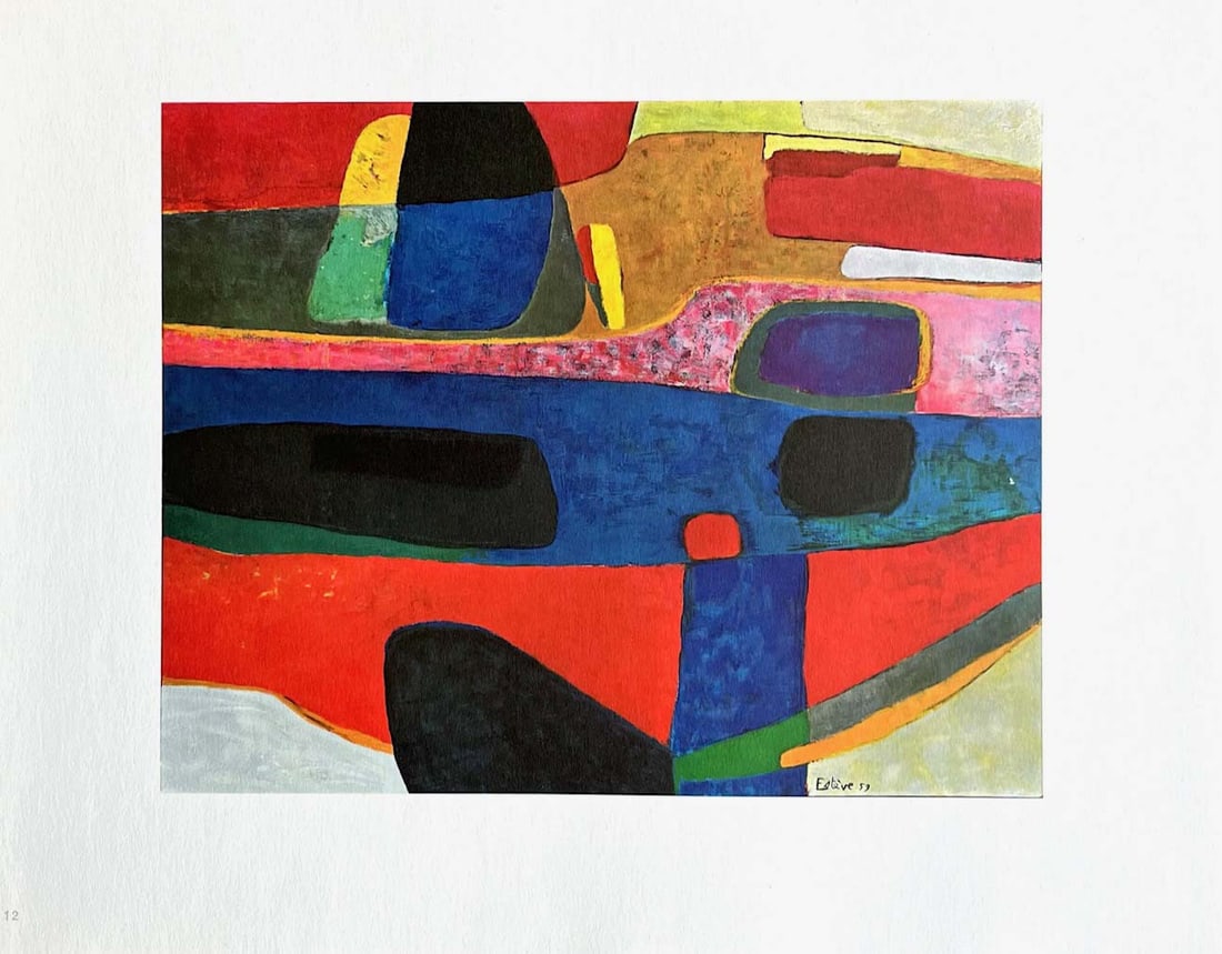 Maurice Esteve Print 12 La Tardes 1961 (1 of 1)