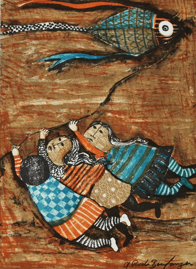 Graciela Rodo Boulanger Original Lithograph Untitled 6: Title: Graciela Rodo Boulanger Original Lithograph Untitled 6 Artist: Boulanger Description: Title: Untitled 6 Artist: Graciela Rodo Boulanger Country: Bolivia Medium: Lithograph Marks: Signed in