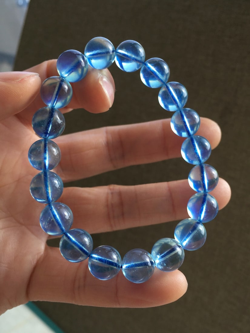 Aquamarine Natural Gemstone Bracelet - 2