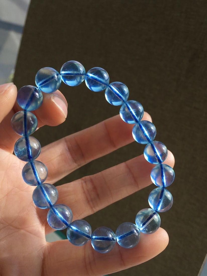 Aquamarine Natural Gemstone Bracelet - 3