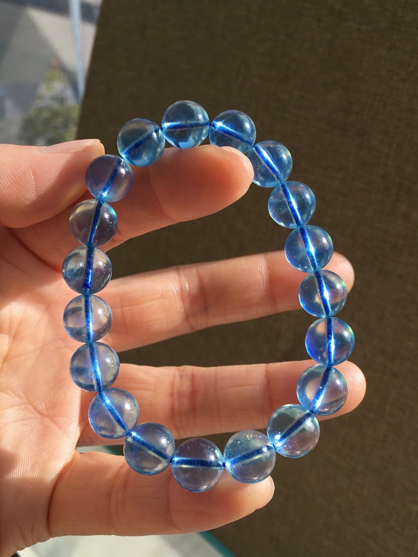 Aquamarine Natural Gemstone Bracelet - 4