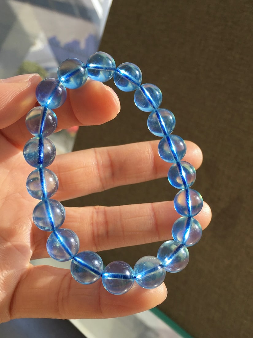 Aquamarine Natural Gemstone Bracelet - 6