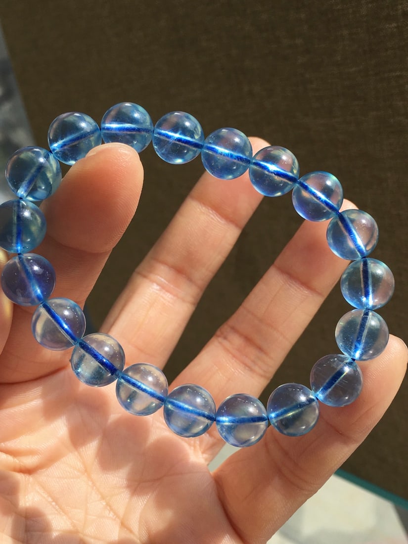 Aquamarine Natural Gemstone Bracelet - 8