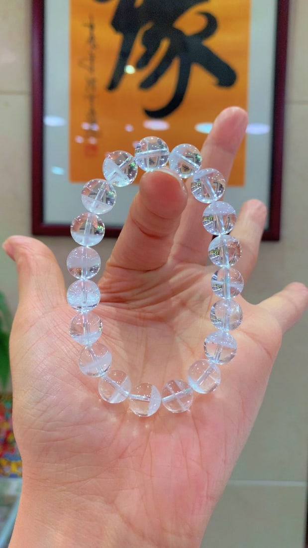 Natural White Phantom Layered Bracelet - 3