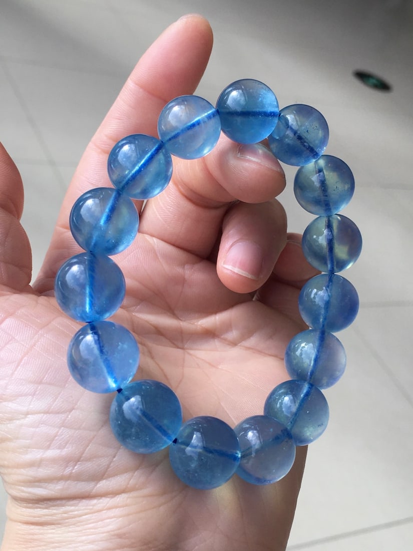 Aquamarine Natural Gemstone Bracelet - 5