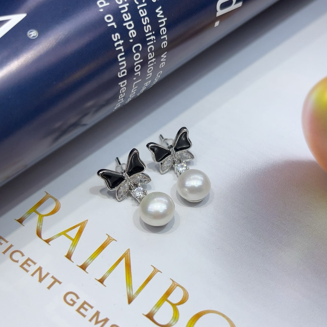 S925 Silver Freshwater Pearl Earrings - 4