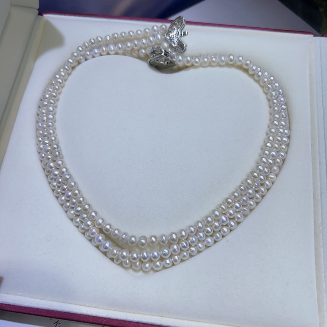 Natural Pearl Multi-Layer Necklace - 2