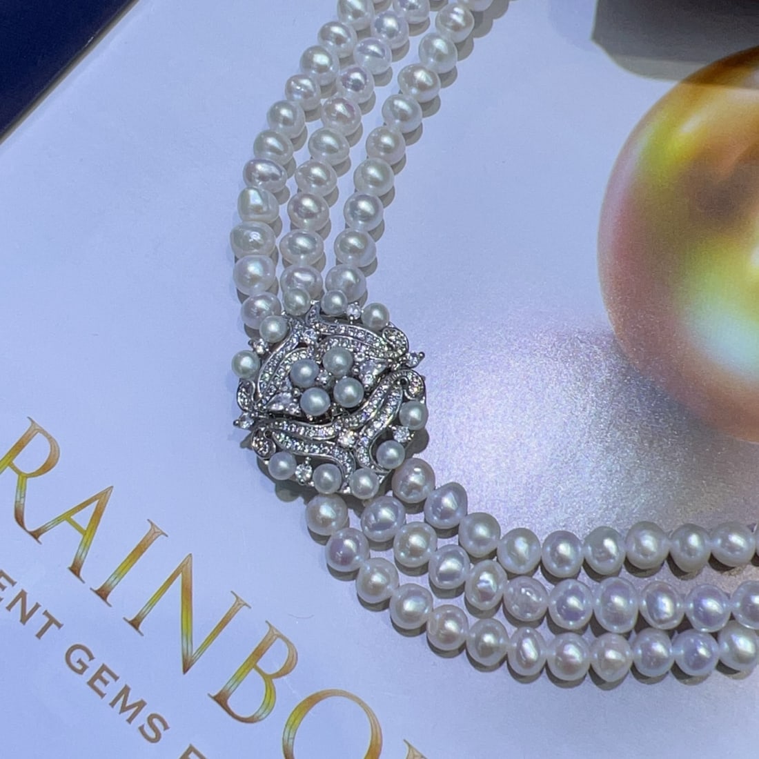 Natural Pearl Multi-Layer Necklace - 4