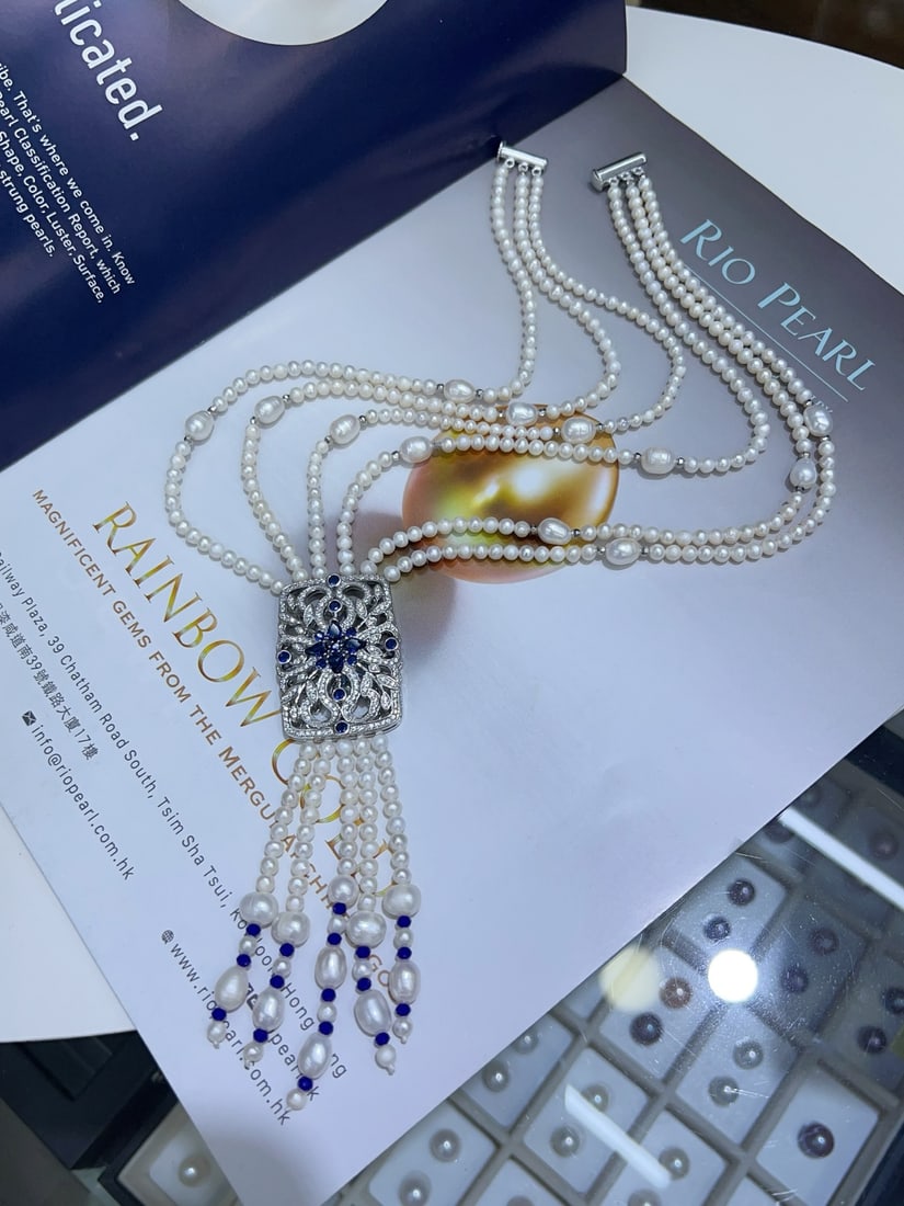 Natural Pearl Necklace - 4