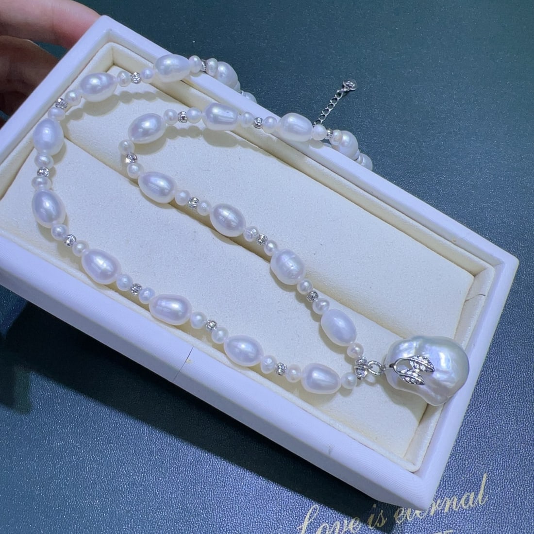 Baroque Freshwater Pearl Clavicle Necklace - 5