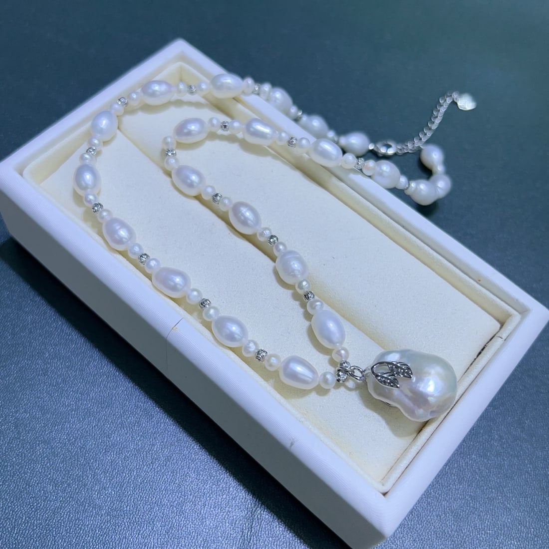 Baroque Freshwater Pearl Clavicle Necklace - 6