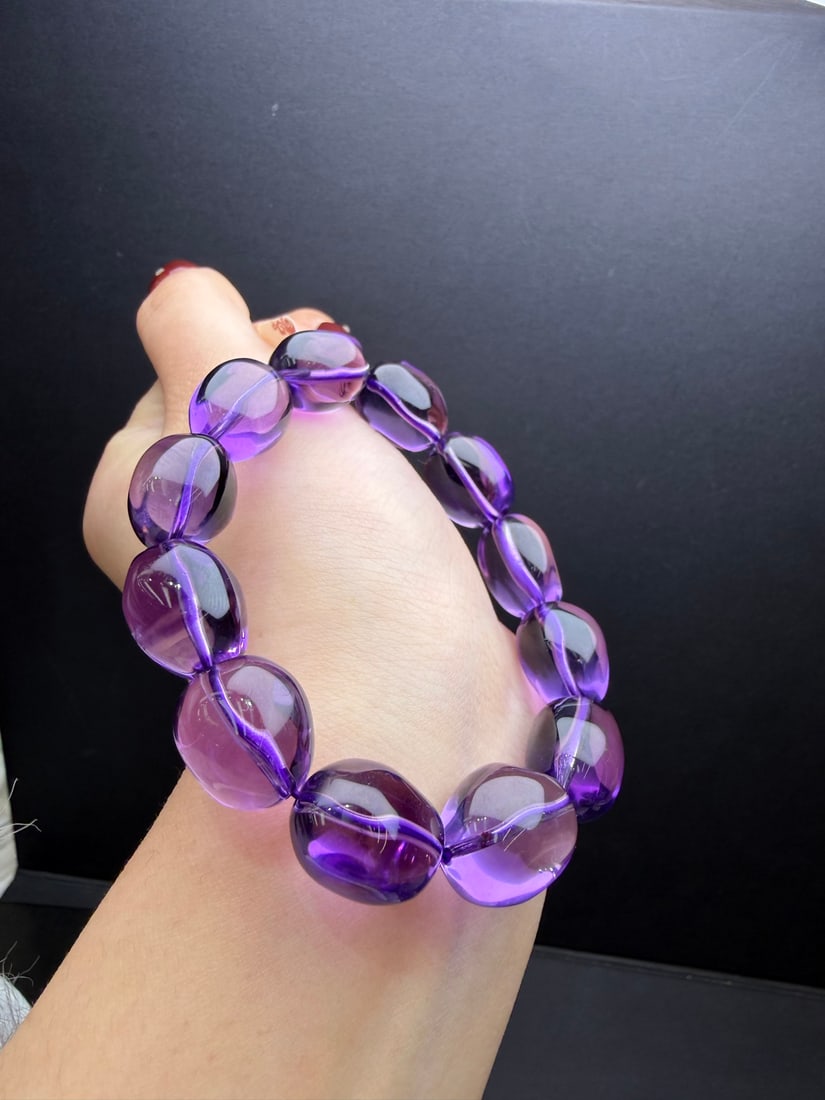 Natural Amethyst Bracelet - 8