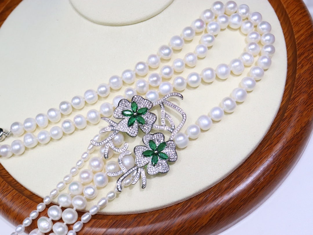 Natural Pearl Necklace - 5