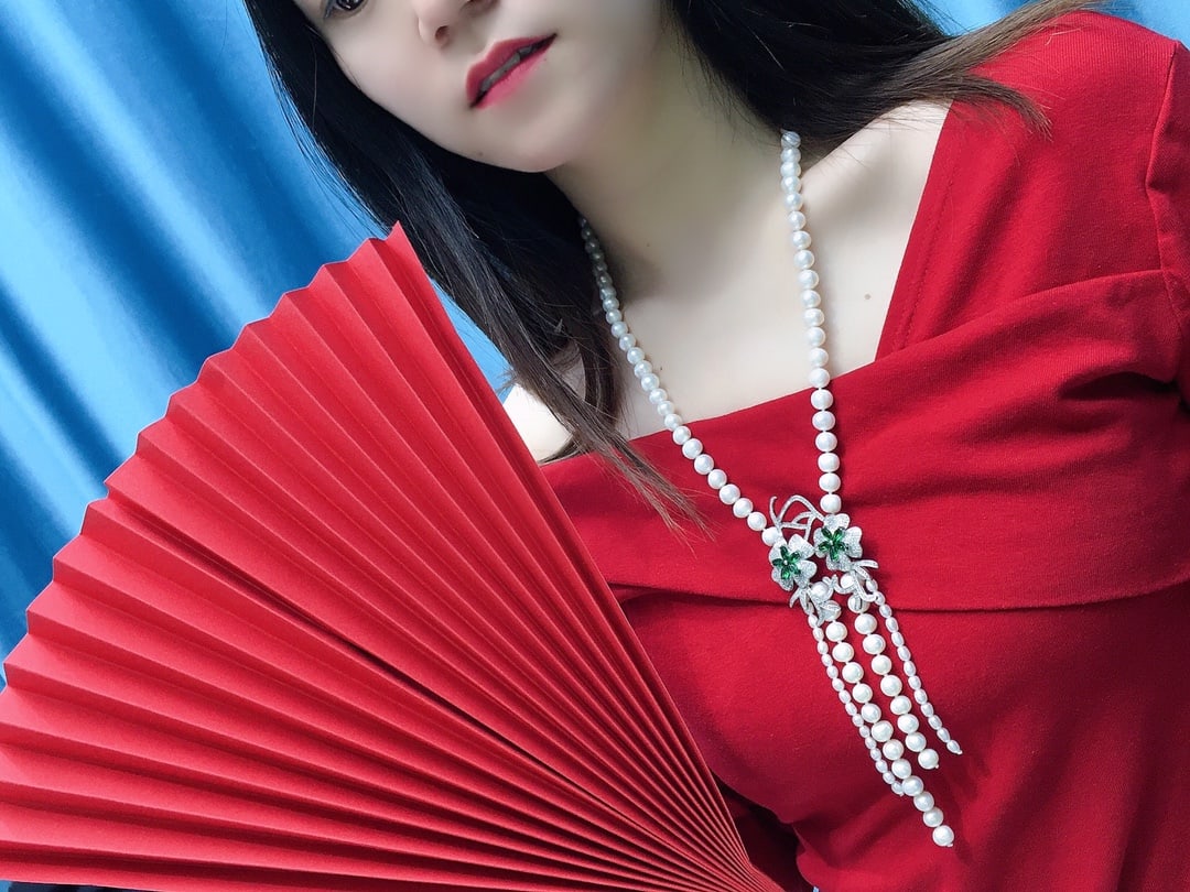 Natural Pearl Necklace - 6