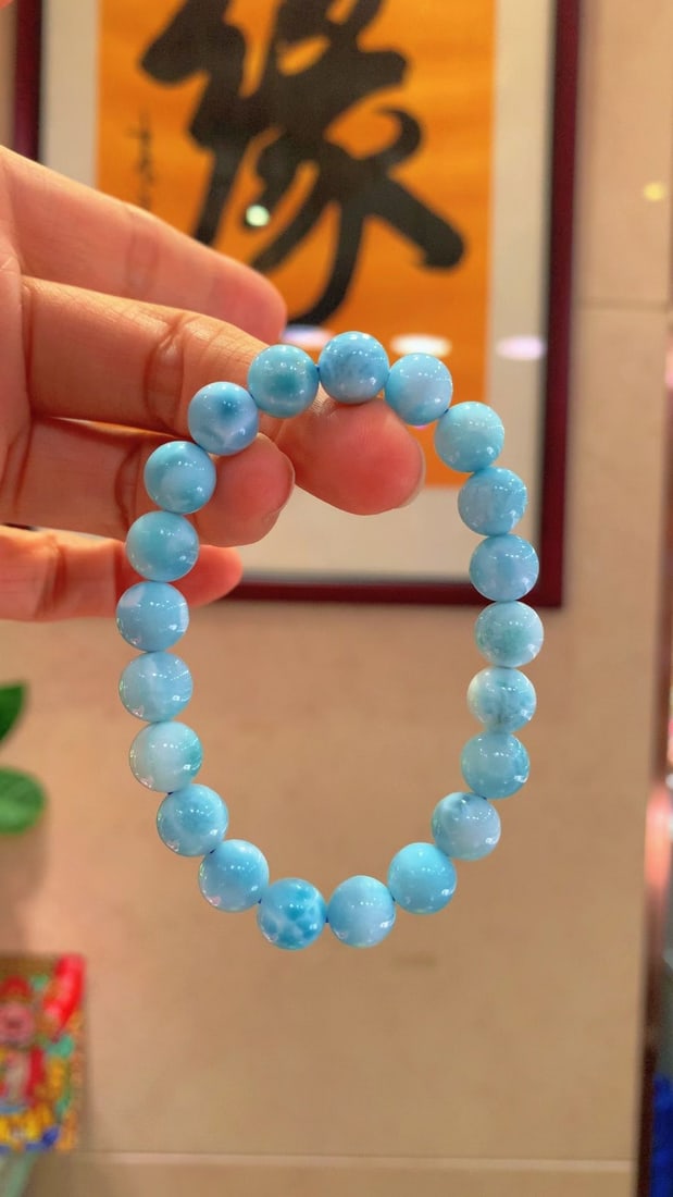Natural Larimar Bracelet - 2