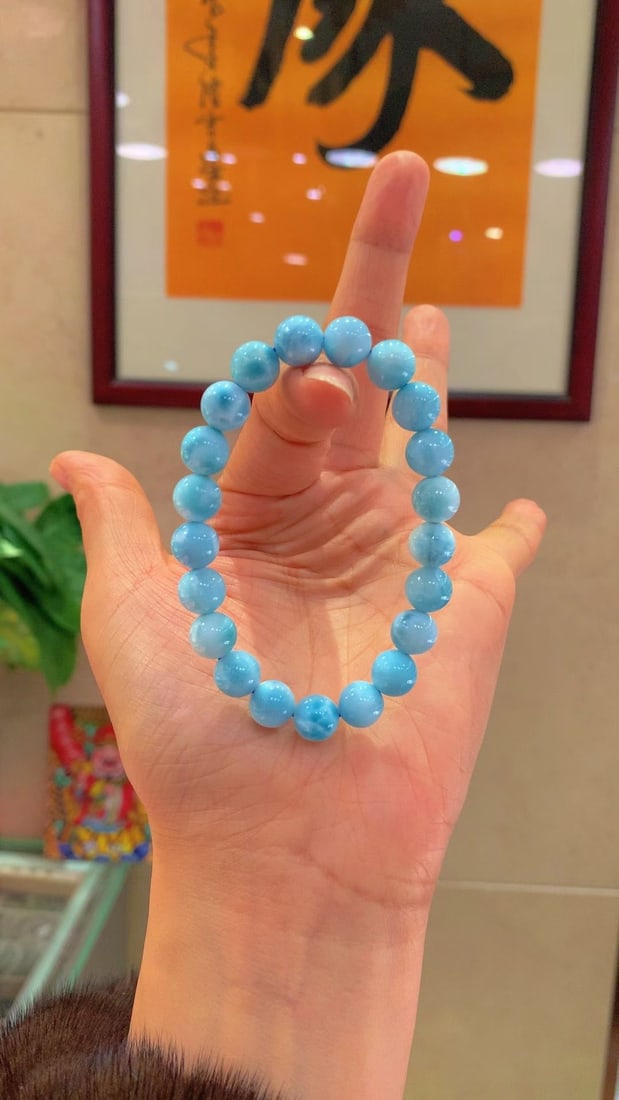 Natural Larimar Bracelet - 3