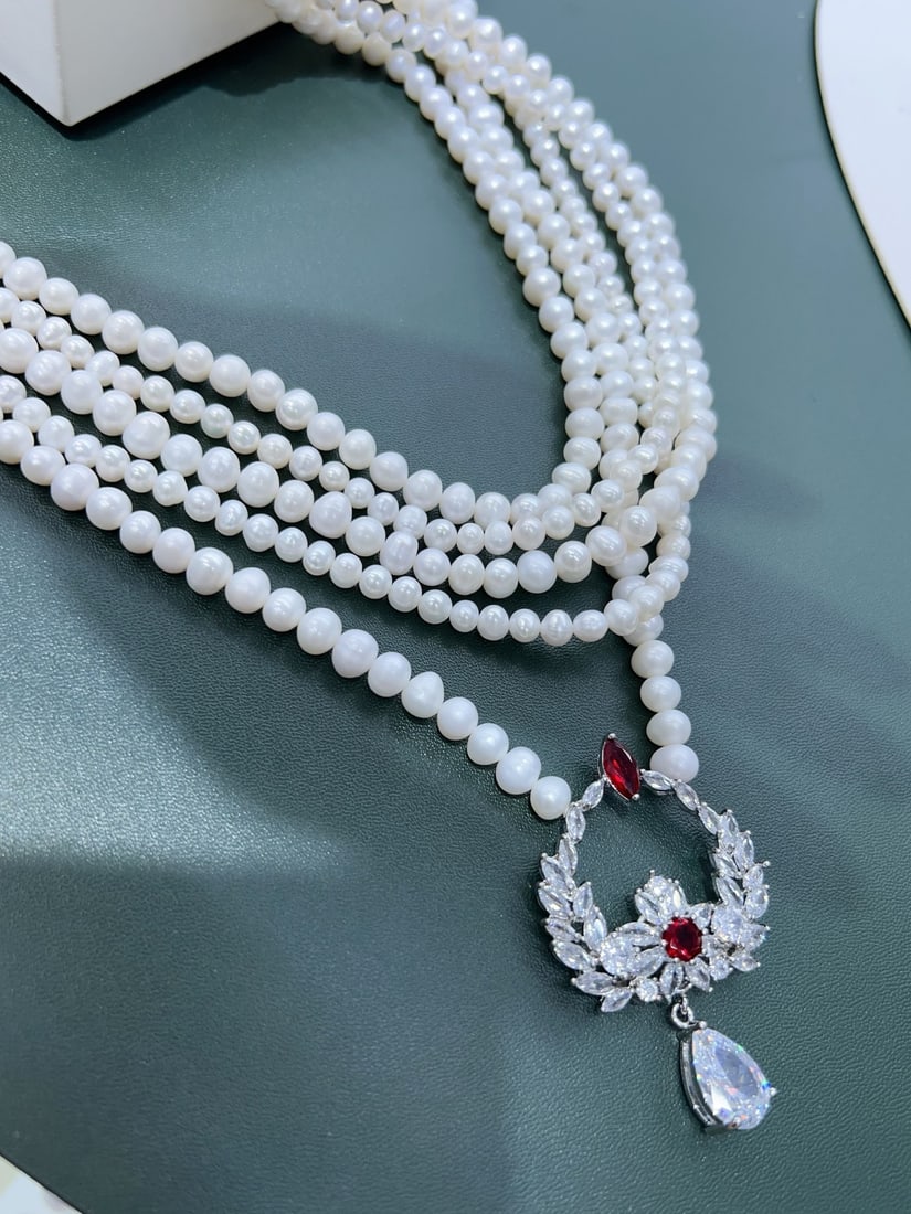 Natural Pearl Necklace - 2