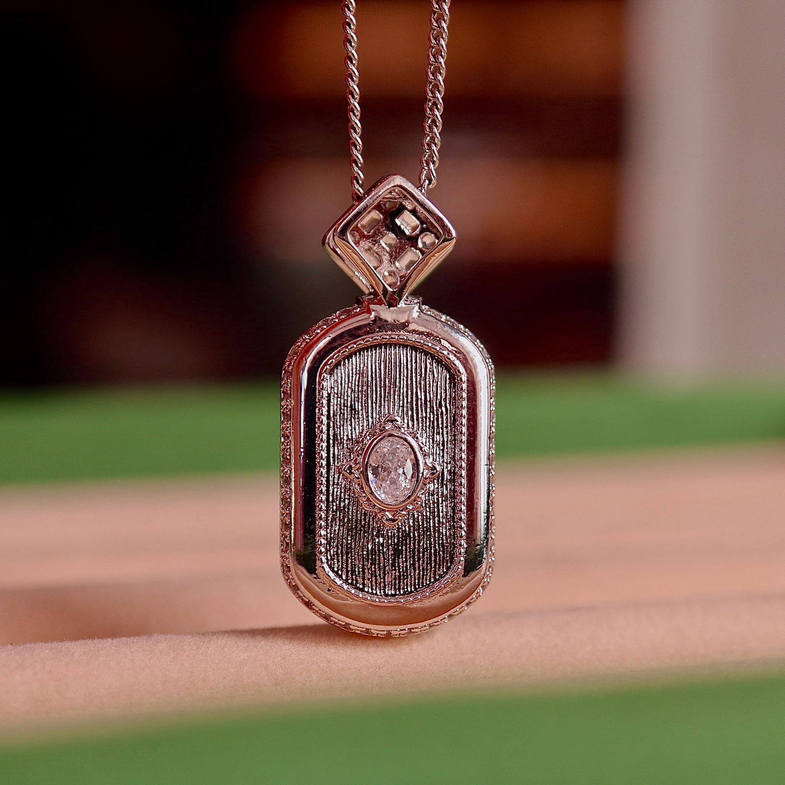 Natural Jadeite Pendant - 3