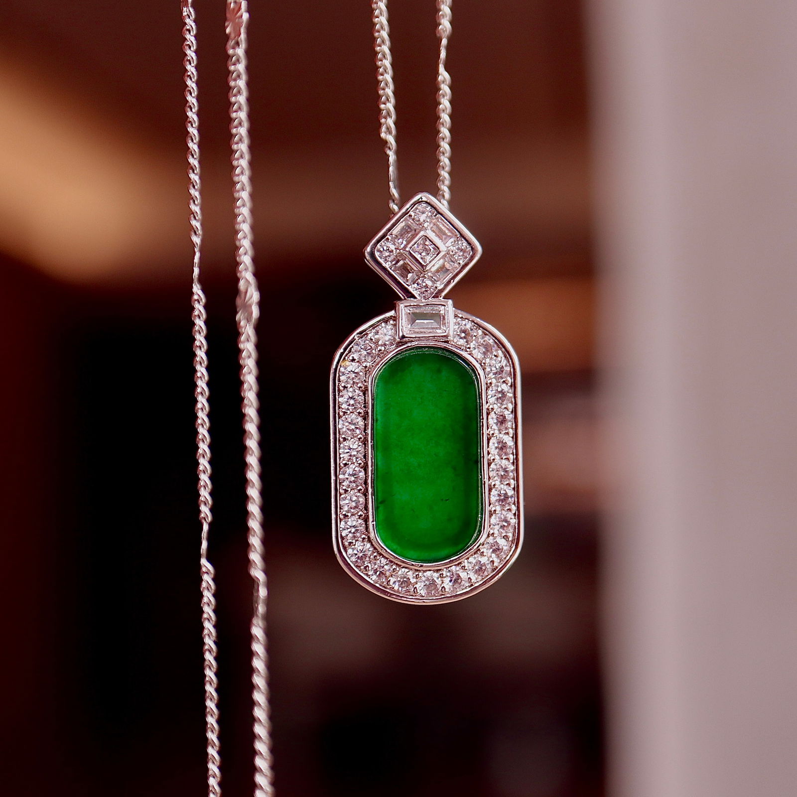 Natural Jadeite Pendant - 5