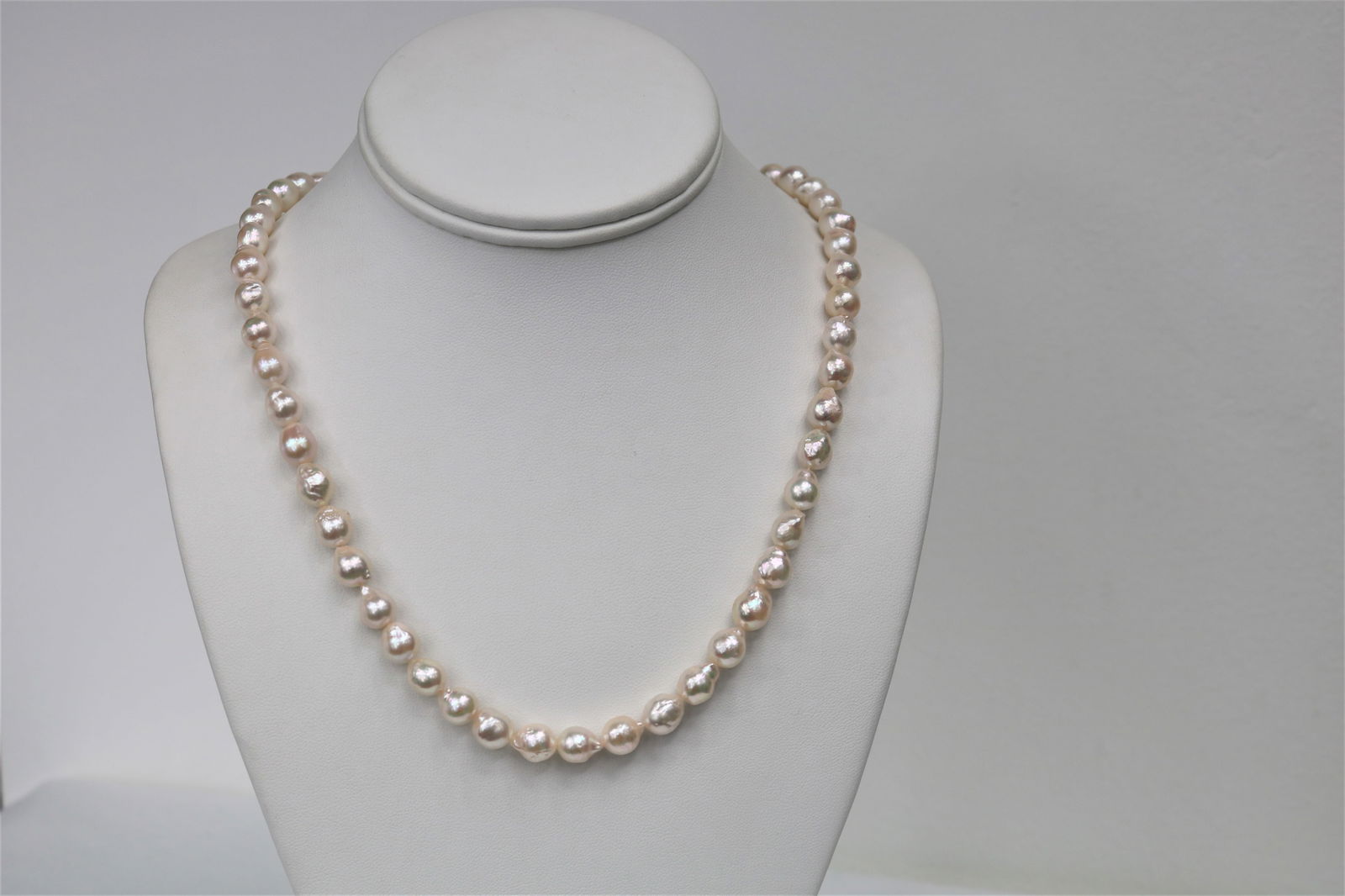 8.5-9mm Japanese Akoya Baroque Necklace with 14k Clasp (1 of 3)