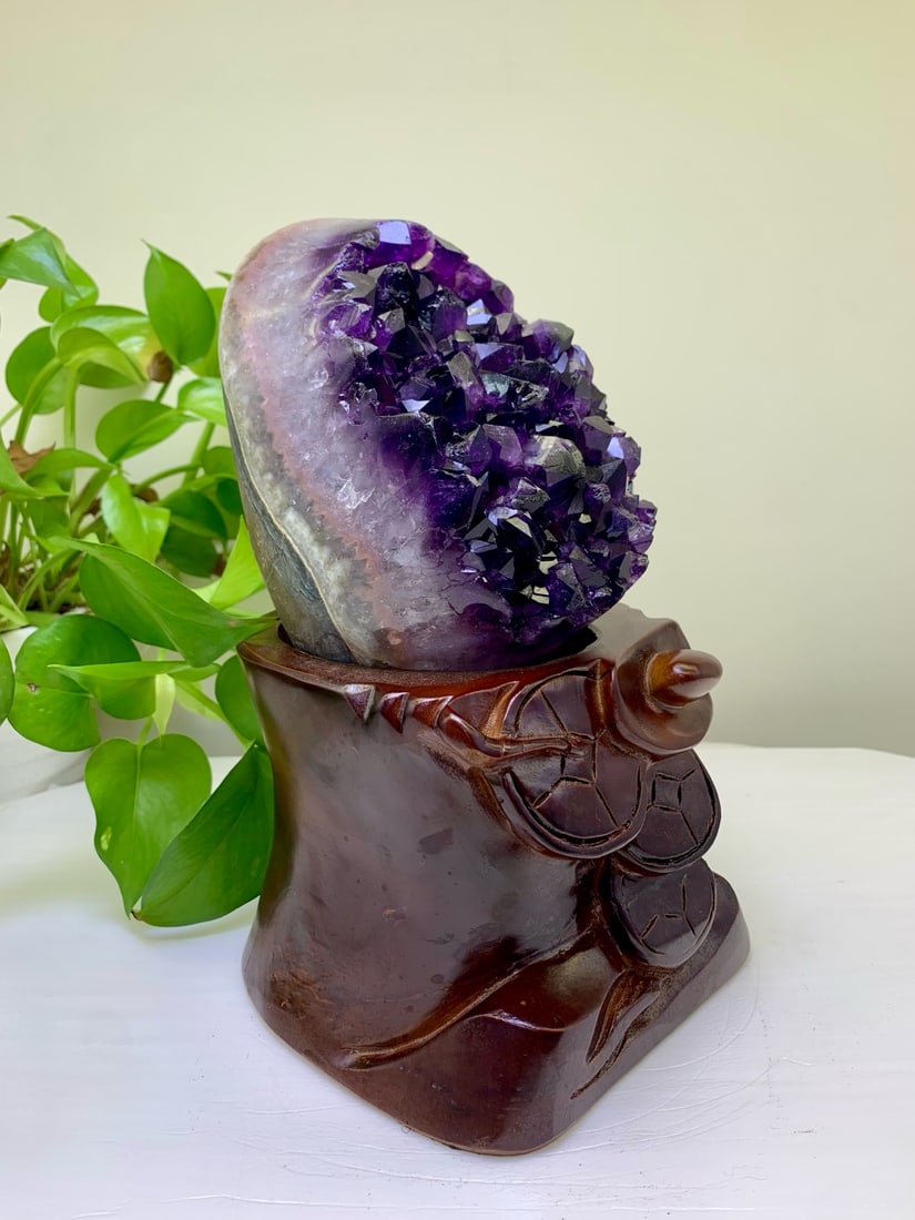 Natural amethyst ornament - 5