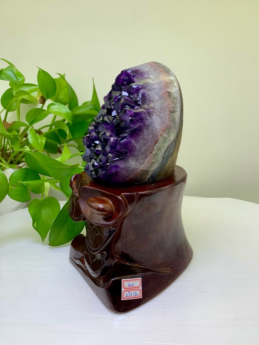 Natural amethyst ornament - 6
