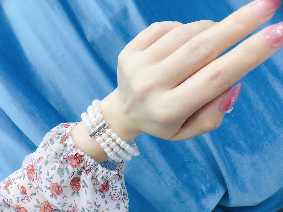 Freshwater pearl bracelet - 6