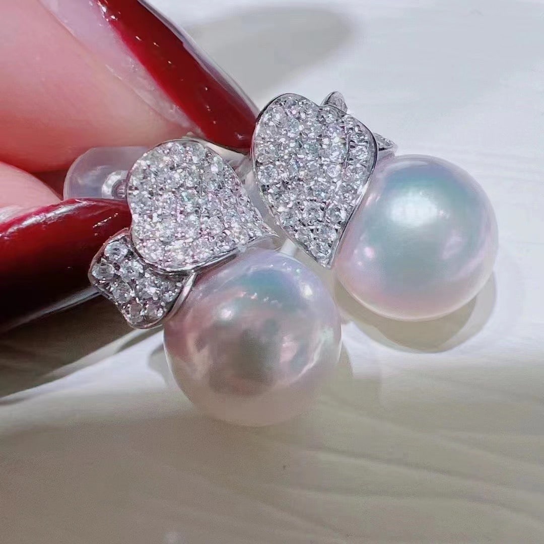 S925 Silver Pearl Earrings - 2